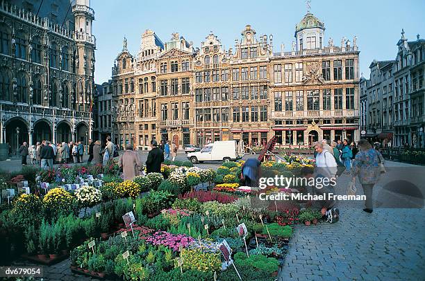 grand place, brussels, belgium - adult man brussels stock pictures, royalty-free photos & images