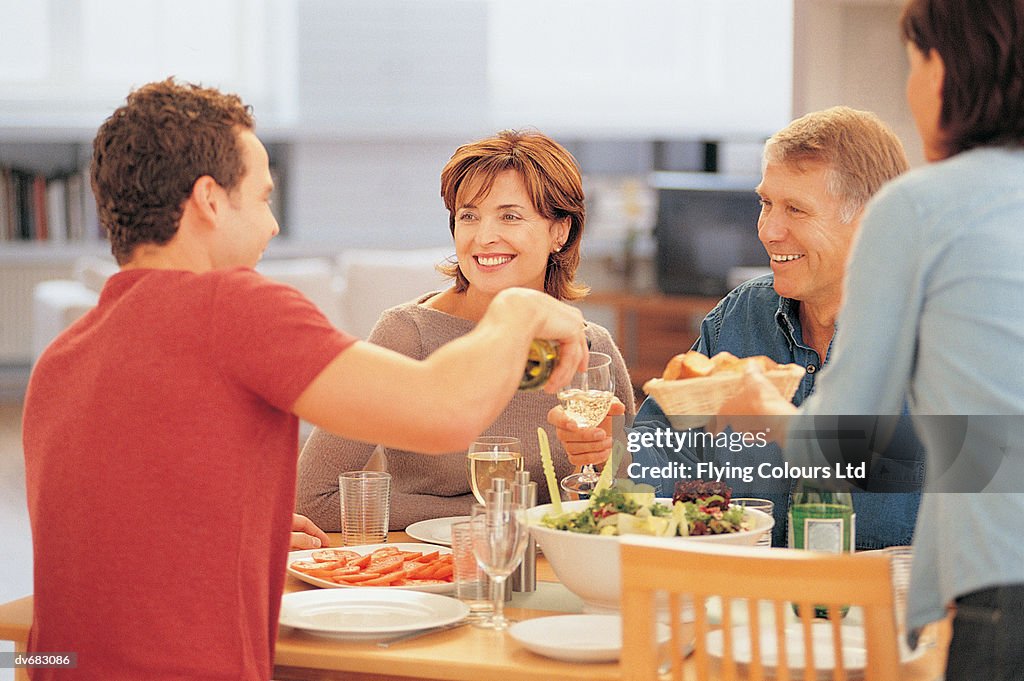 Couples Eating Dinner