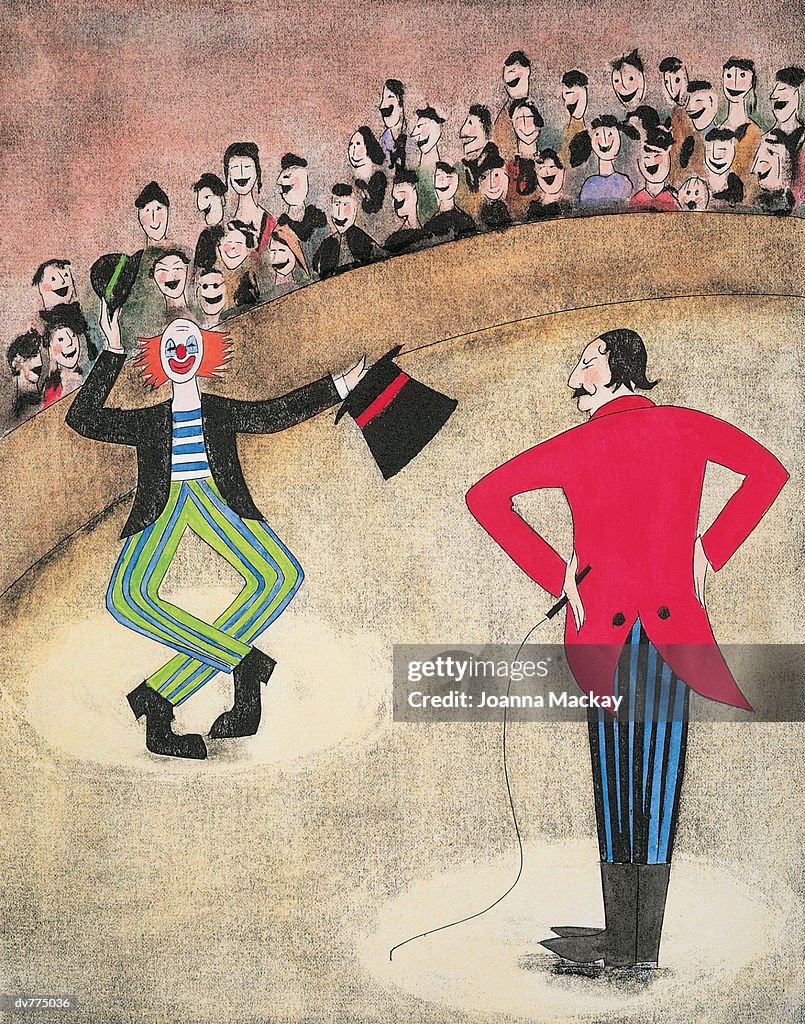 Ringmaster and a Clown