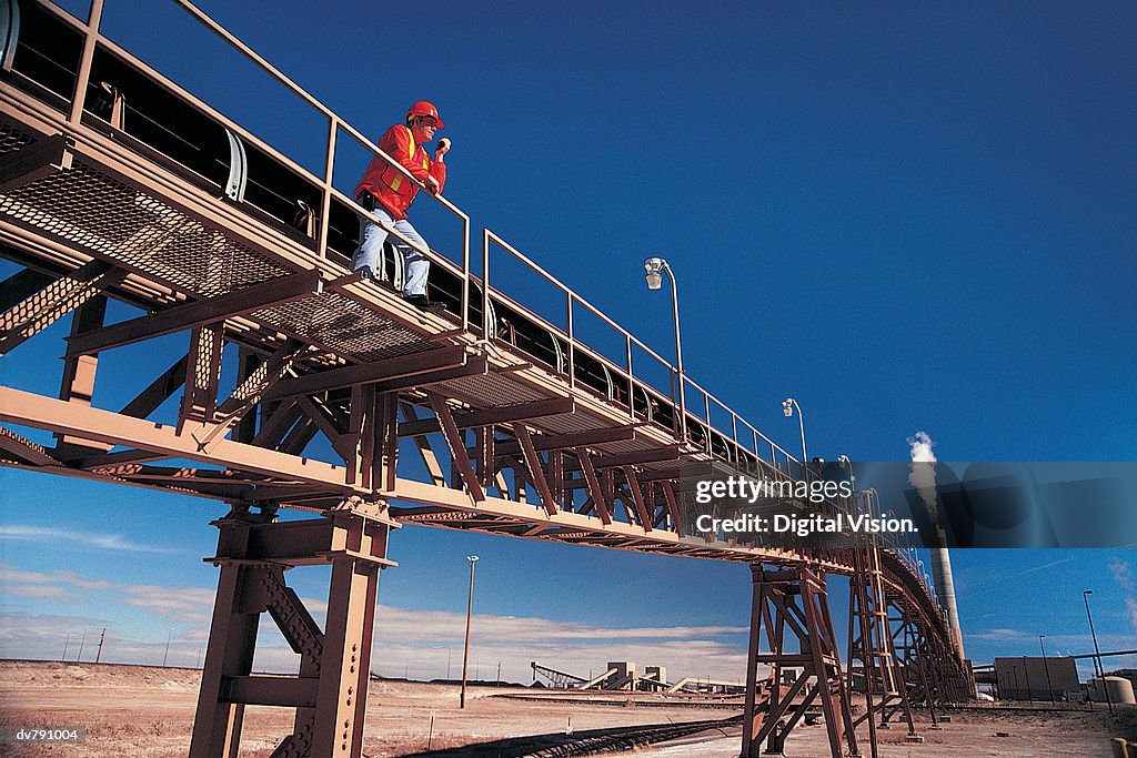 Coal mining station