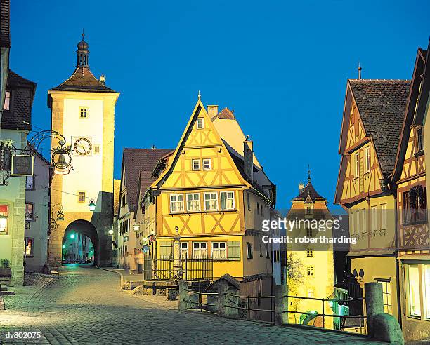 romantic road, bavaria, germany - bavaria stockfoto's en -beelden