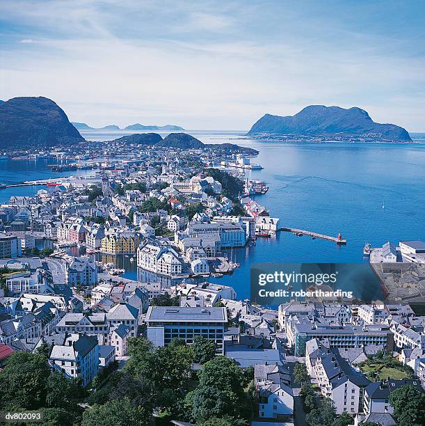 alesund, norway - aalesund stock pictures, royalty-free photos & images