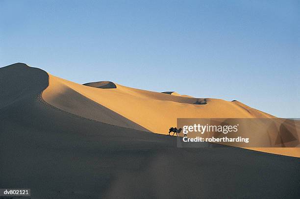 ming sha dunes, dunhuang, china - sha stock pictures, royalty-free photos & images