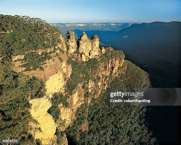 katoomba, blue mountains, new south wales, australia - great dividing range stock-fotos und bilder