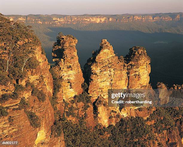 katoomba, blue mountains, new south wales, australia - great dividing range stock-fotos und bilder