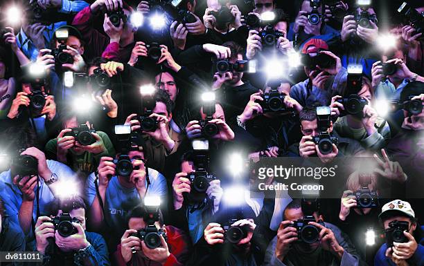 photographers - paparazzi stockfoto's en -beelden