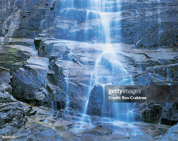 arethusa falls, white mountains, new hampshire, usa - ron stock pictures, royalty-free photos & images