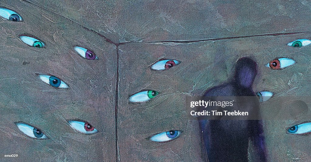 Watched Visual Man Being Watched High-Res Vector Graphic - Getty Images