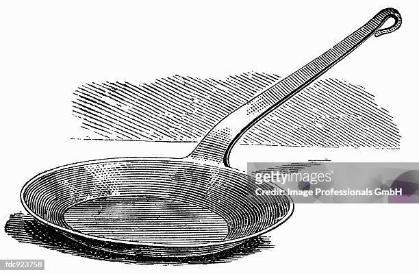 frying pan (illustration) - pan stock-grafiken, -clipart, -cartoons und -symbole