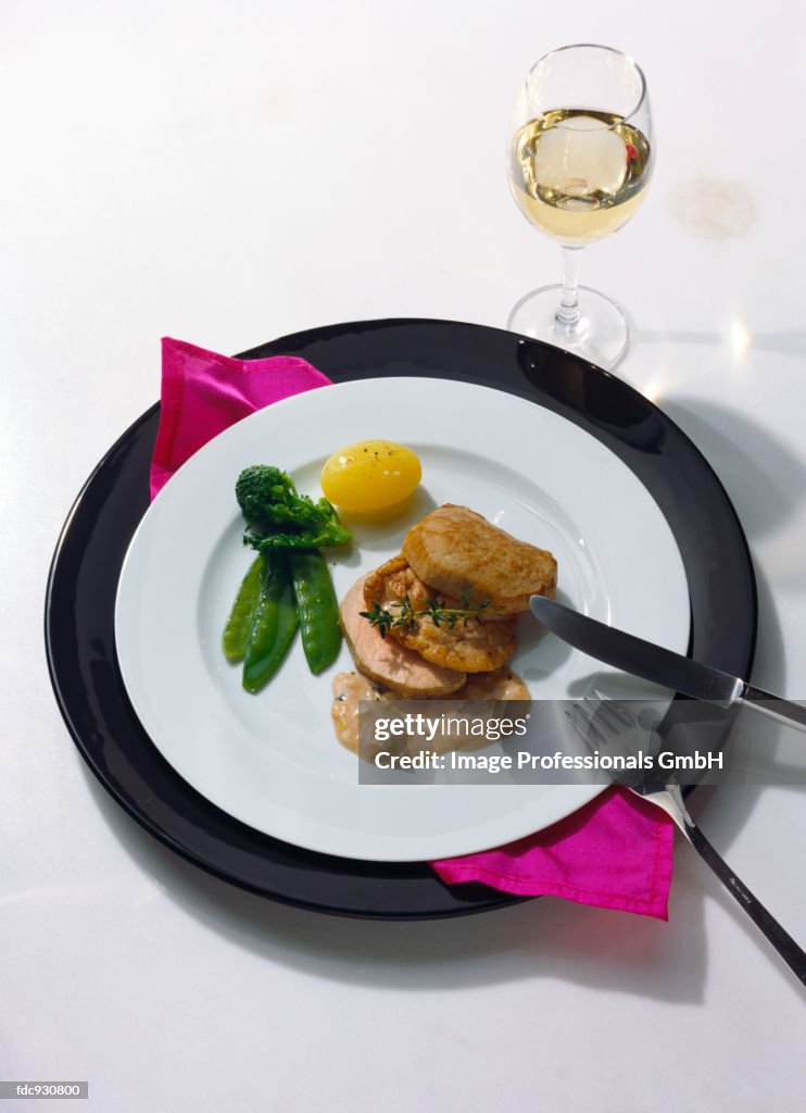 Fillet of Veal and Veal Sweetbreads with Sauce