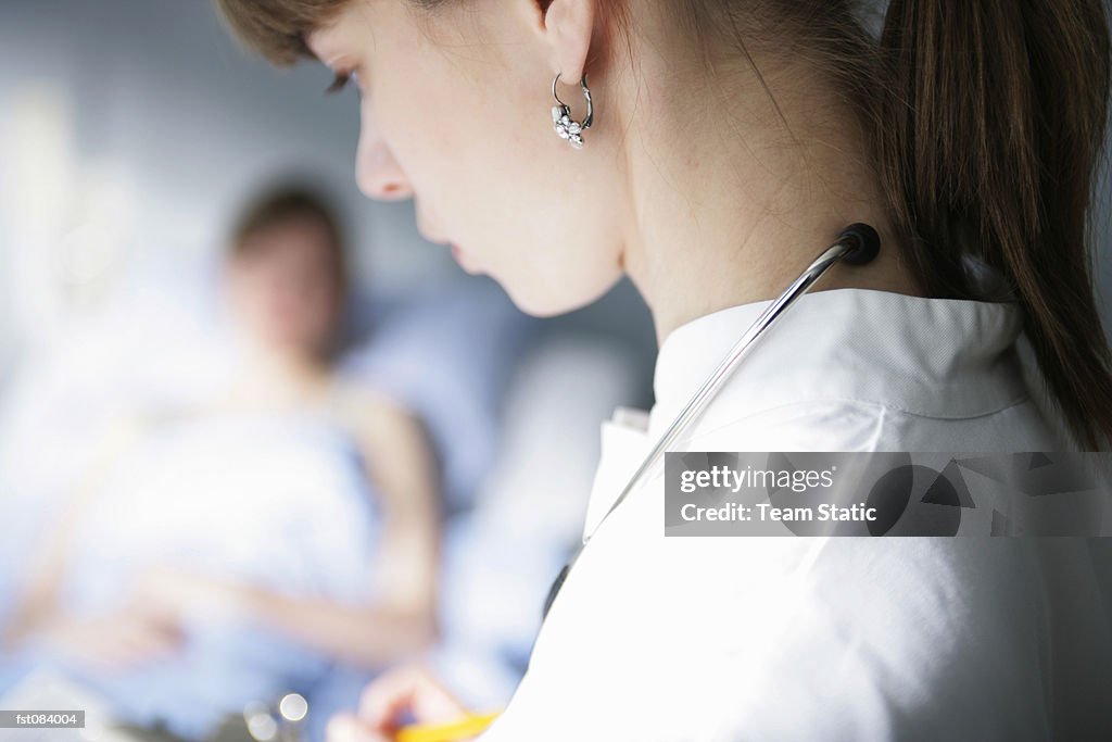 A doctor with a patient