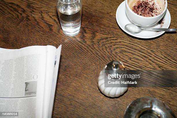 tabletop in a cafe - sugar shaker stock pictures, royalty-free photos & images