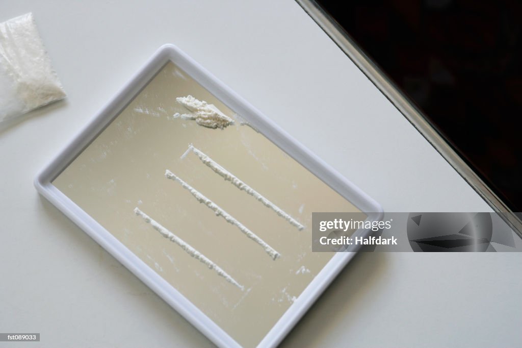 Lines of cocaine