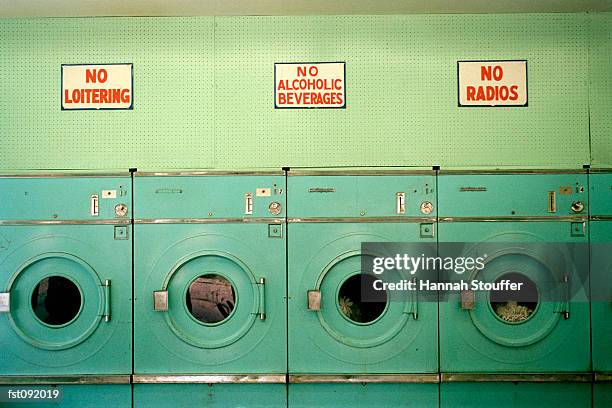 laundromat - launderette stock-fotos und bilder