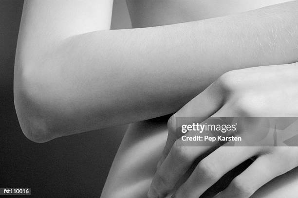 close-up of woman?s arm and hand - hinge joint stock pictures, royalty-free photos & images