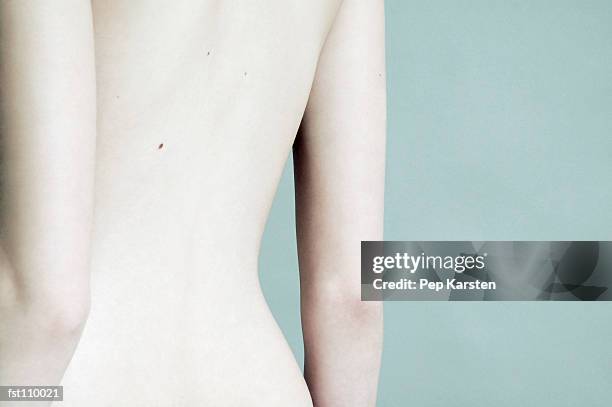 woman?s torso, rear view - hinge joint stock pictures, royalty-free photos & images