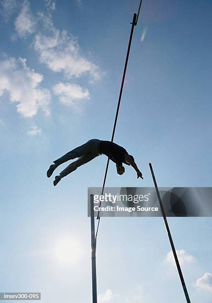 high jump - pole vault stock pictures, royalty-free photos & images