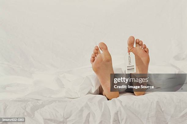 corpse - dead body feet stock pictures, royalty-free photos & images