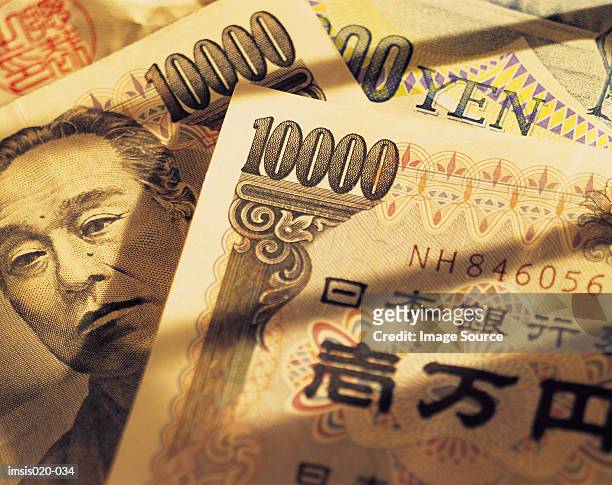 yen - yen symbol stock pictures, royalty-free photos & images