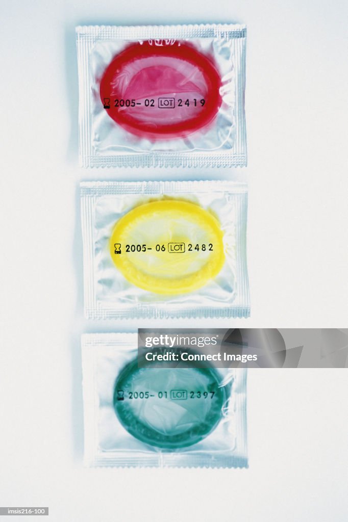 Coloured Condoms High-Res Stock Photo - Getty Images