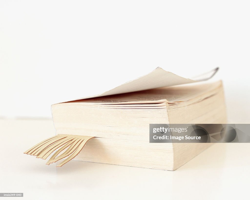 Book with bookmark