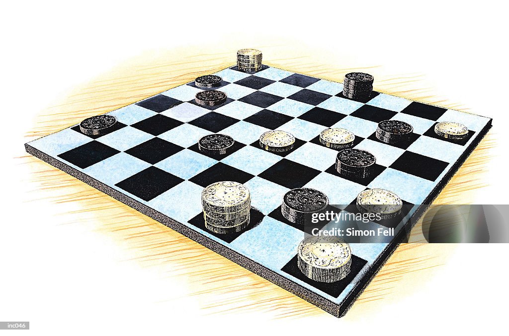 Playing Checkers with Coins