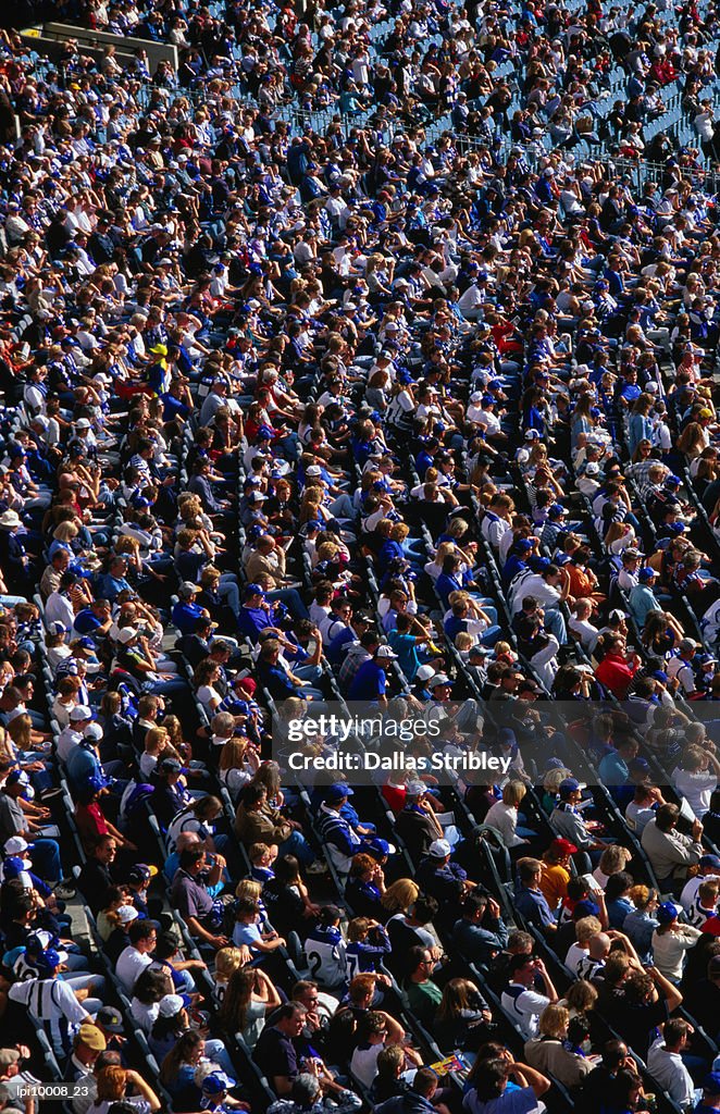Crowds at Melbourne Cricket Ground (MCG).