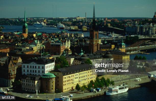 old town of gamla stan. - stockholm county stock pictures, royalty-free photos & images