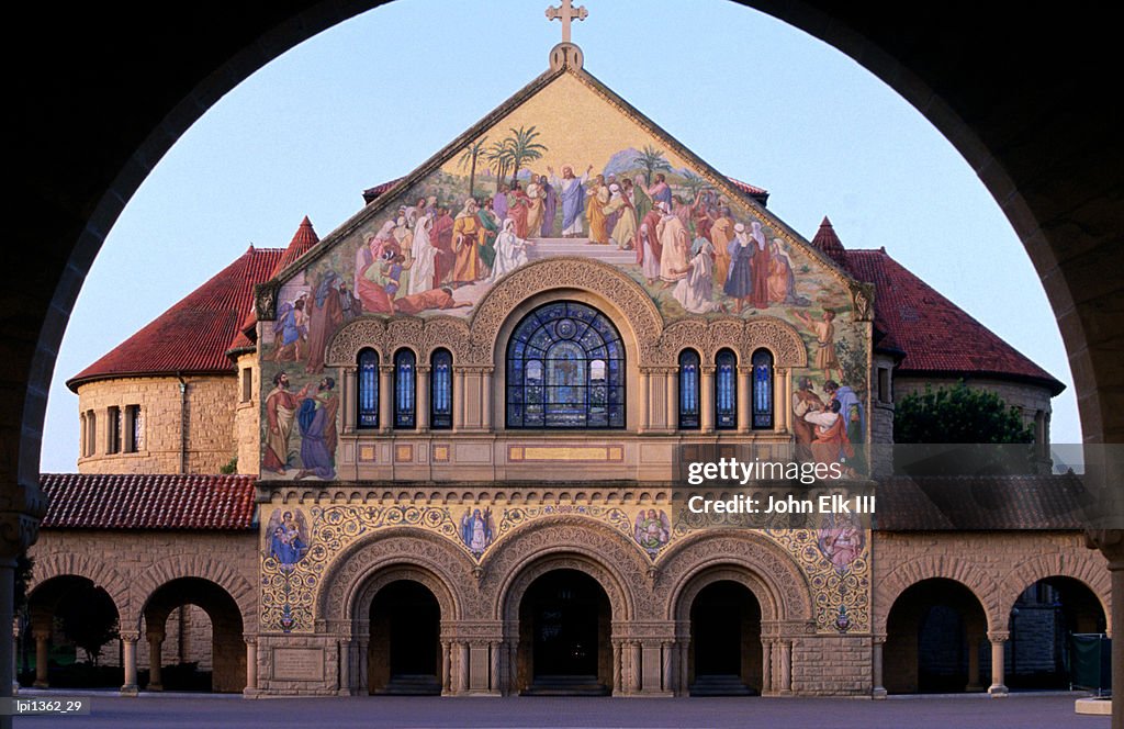 Exterior of Memorial Church at Stanford University, Palo Alto, United States of America