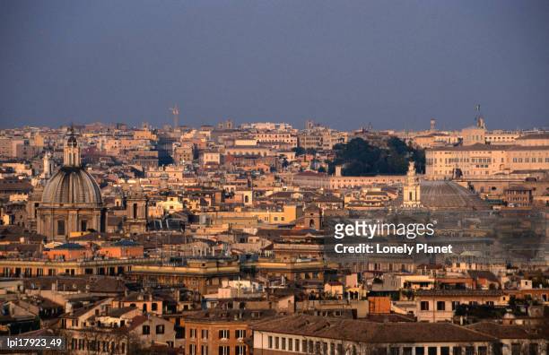 centro storico from gianicola, rome, italy - centro stock pictures, royalty-free photos & images