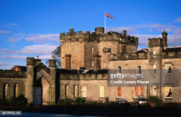 exterior of dundas castle, south queensferry, edinburgh, united kingdom - royal palace of laeken stock pictures, royalty-free photos & images
