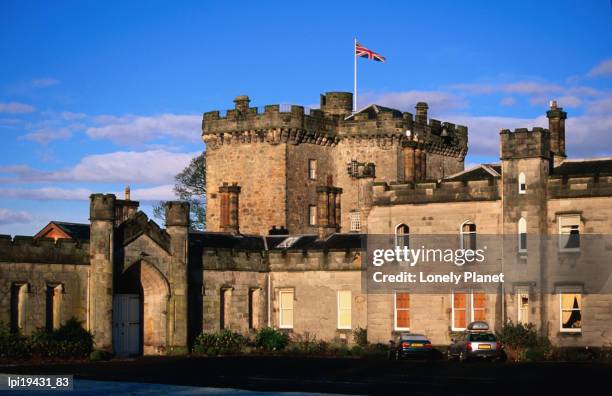 exterior of dundas castle, south queensferry, edinburgh, united kingdom - lothian bildbanksfoton och bilder