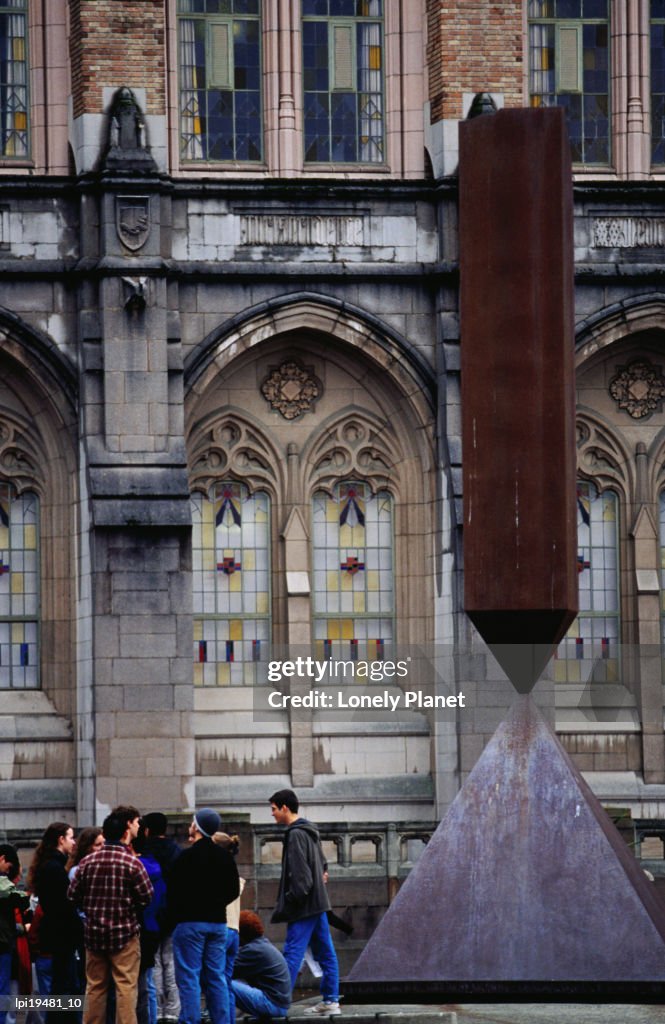 Exterior of Suzzallo/Allen Library at University of Washington, Seattle, Washington, United States of America, North America