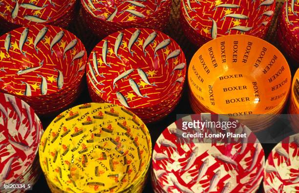 wola nani papier mache bowls, pan african market, cape town, south africa - royal palace of laeken stock pictures, royalty-free photos & images