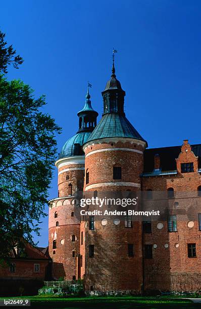 gripsholm castle on malaren lake, sodermanland, sweden, europe - gripsholm stock pictures, royalty-free photos & images