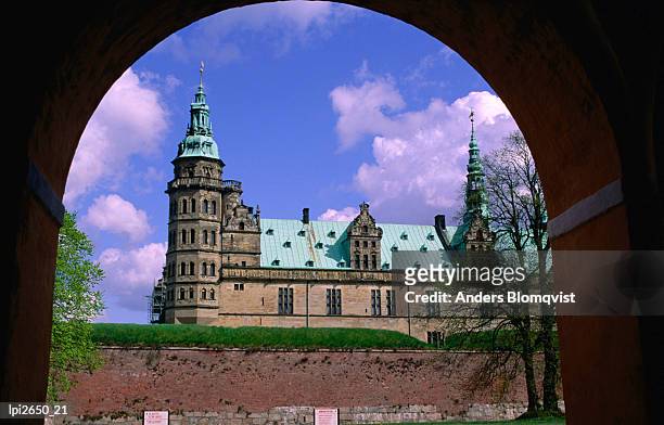 kronborg castle built in the 16th century, helsingor, frederiksborg, denmark, europe - frederiksborg castle stockfoto's en -beelden