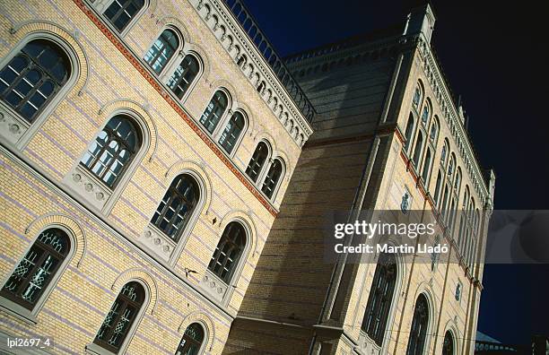 music academy on raina bulvaris, riga, riga, latvia, europe - royal palace of laeken stock pictures, royalty-free photos & images