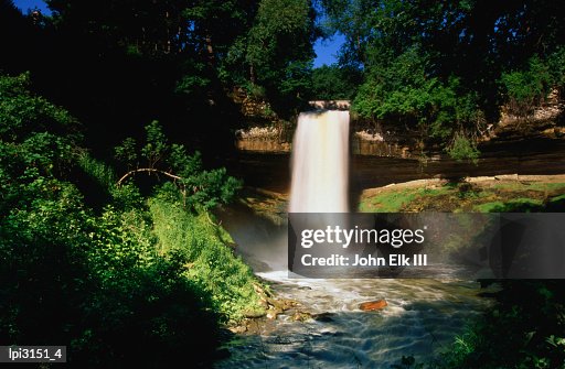 The Minnehaha Falls, Minnehaha Park, St Paul, United States of America