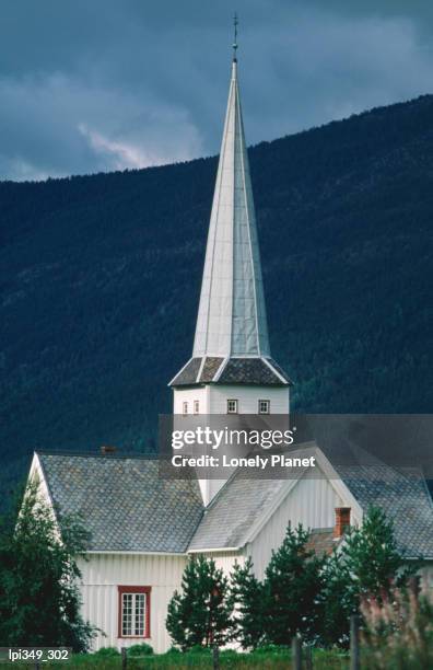 church, oppdal. - trøndelag stock pictures, royalty-free photos & images