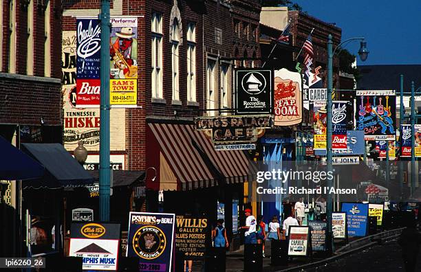 shops on beale street, memphis, united states of america - travel14 fotografías e imágenes de stock