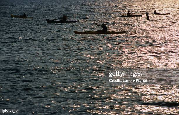 group kayaking along river from downtown boathouse, new york city, new york, united states of america, north america - north york stock pictures, royalty-free photos & images