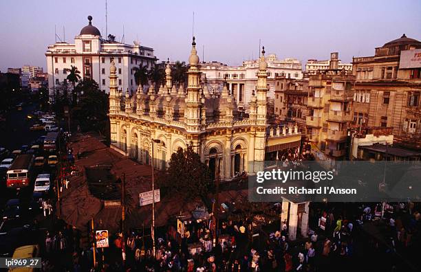 tippu sultan mosque, kolkata, west bengal, india, indian sub-continent - sultan mosque stock pictures, royalty-free photos & images