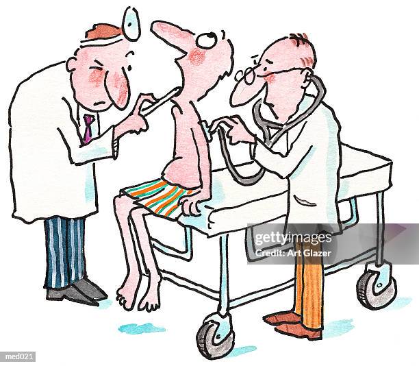 man saying ah - opening drawer stock illustrations
