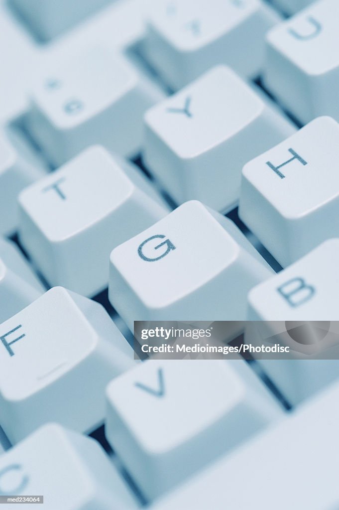 Close-up of computer keyboard