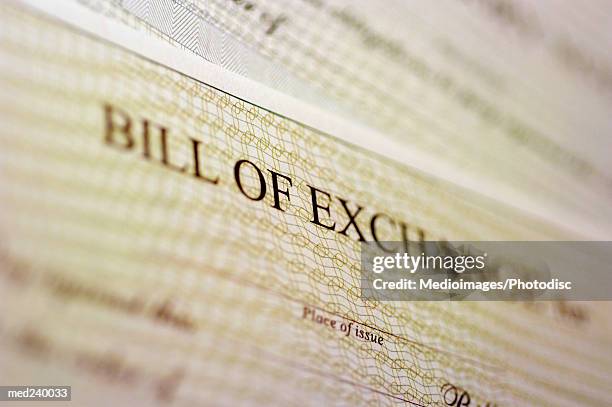 close-up of a bank pay order - intersected stock pictures, royalty-free photos & images