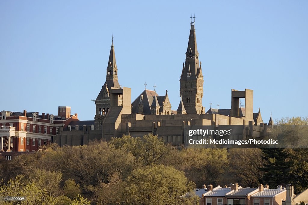 Panoramic view of Georgetown University Washington DC, USA