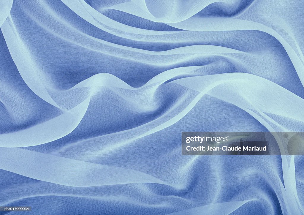 Folds in silky fabric, full frame