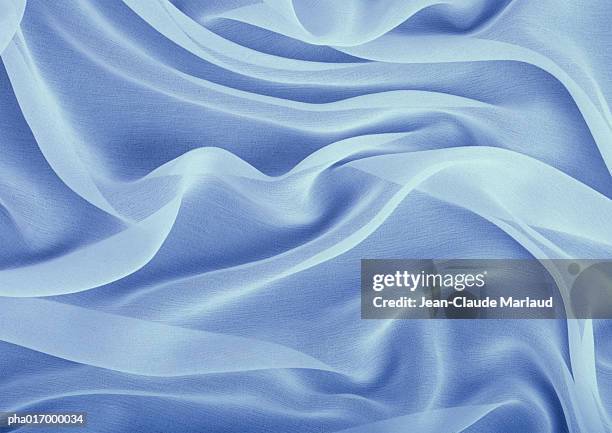 folds in silky fabric, full frame - chiffon - fotografias e filmes do acervo