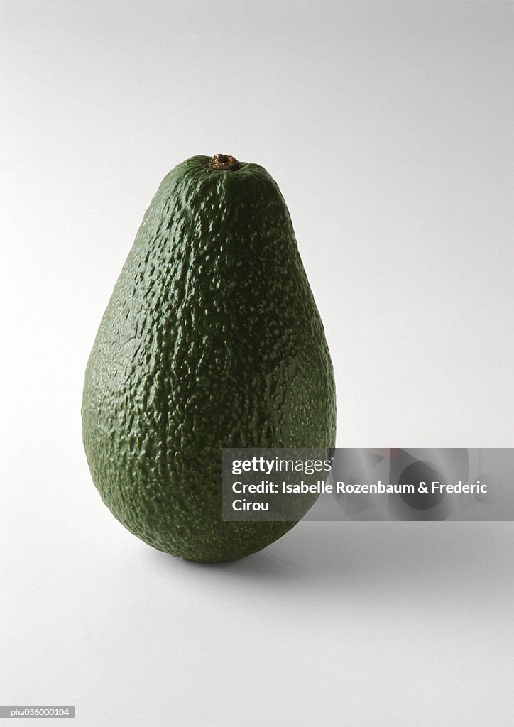 Avocado, standing on end, close-up