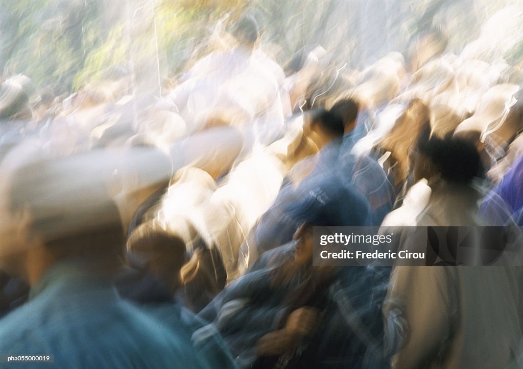 Crowd, blurred